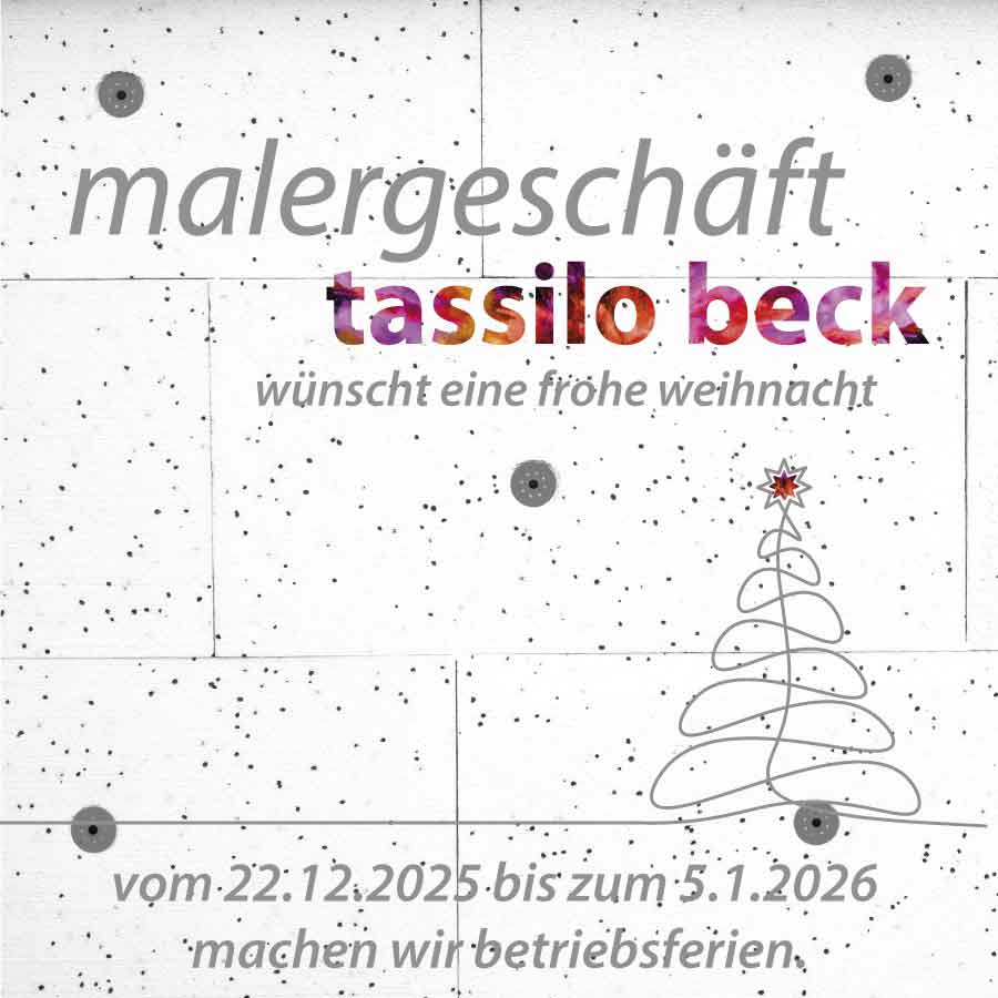 tassilo beck und team wünschen frohe weihnachten